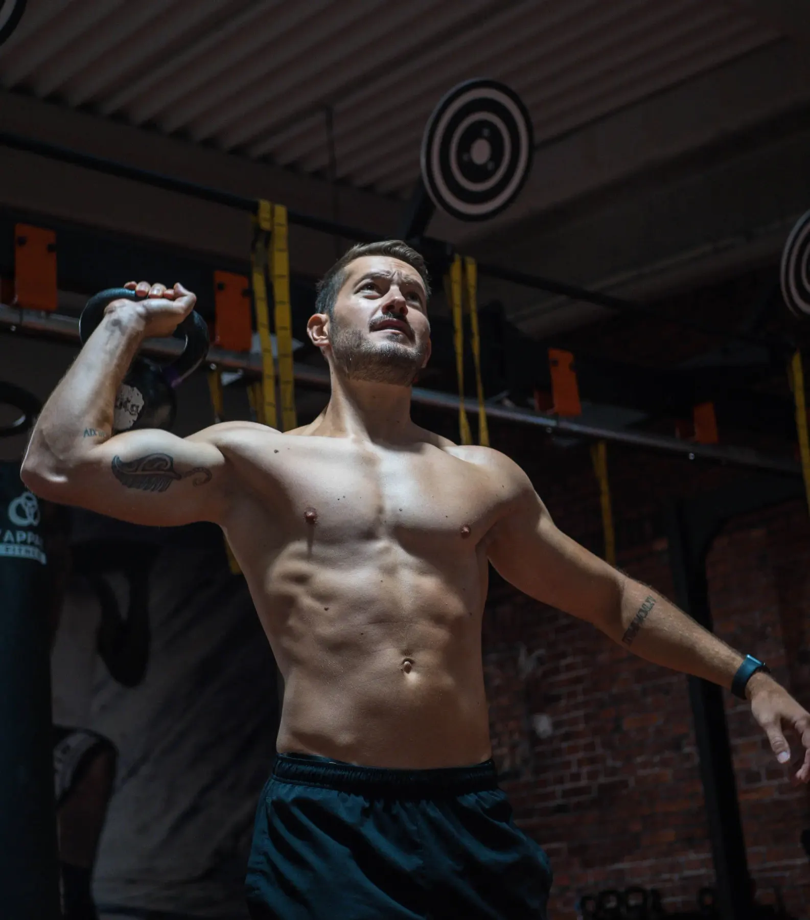 Emilien Mary à la salle de musculation